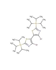 Astatech 4,4-DIBROMO-2,2-BIS(TRIISOPROPYLSILYL)-5,5-BITHIAZOLE; 0.2G; Purity 95%; MDL-MFCD27923042